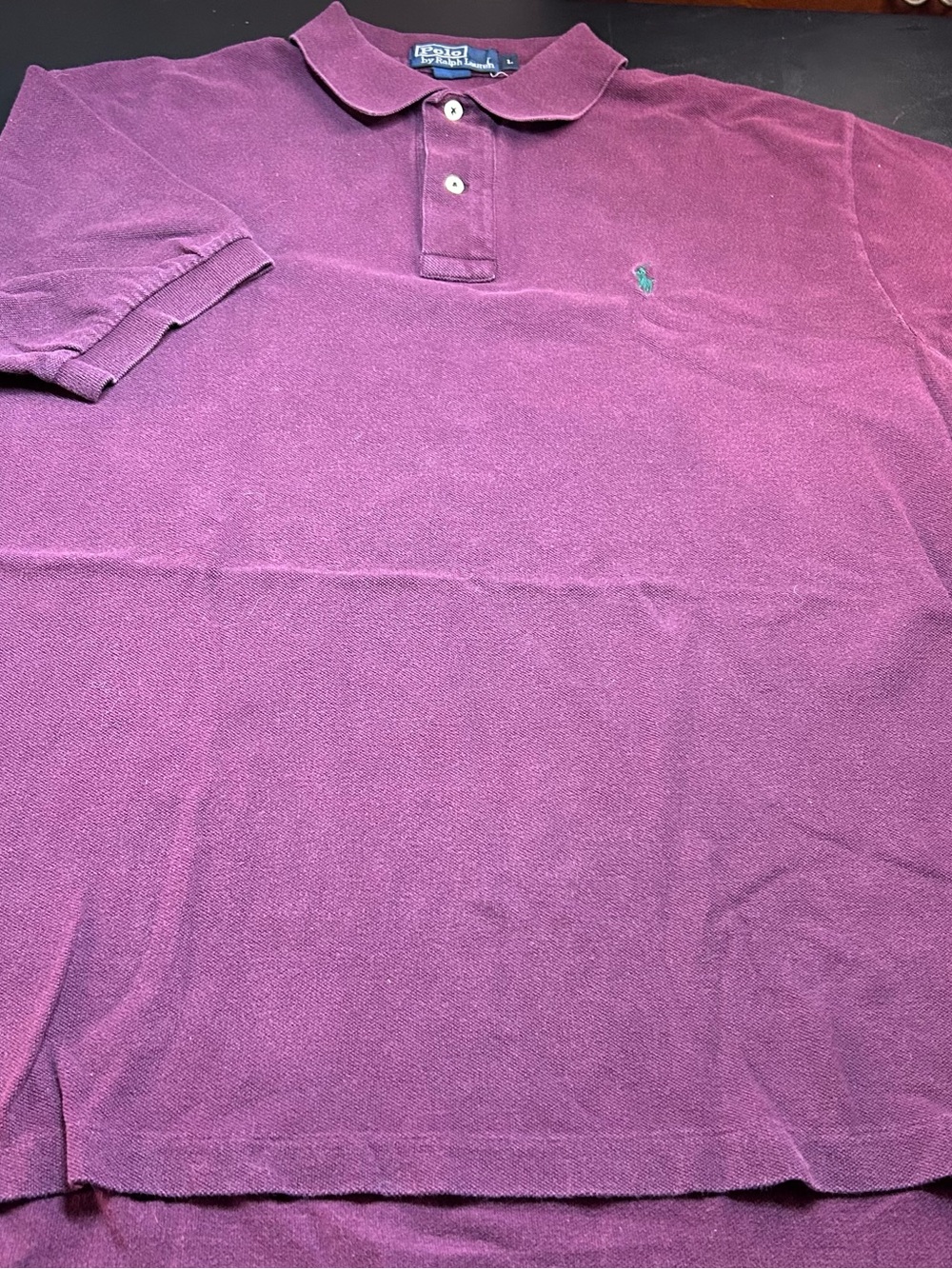 Polo by Ralph Lauren Men's Short Sleeve Polo - Plum